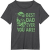 image:imageStar Wars Fathers Day Best Dad You Are Yoda Distressed Art TShirtDark Heather Grey