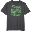 image:imageStar Wars Fathers Day Best Dad You Are Yoda Distressed Art TShirtDark Heather Grey