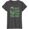 image:imageStar Wars Fathers Day Best Dad You Are Yoda Distressed Art TShirtDark Heather Grey