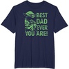 image:imageStar Wars Fathers Day Best Dad You Are Yoda Distressed Art TShirtNavy Blue