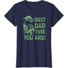 image:imageStar Wars Fathers Day Best Dad You Are Yoda Distressed Art TShirtNavy Blue