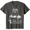 image:imageStar Wars Fathers Day Darth Vader 1 Dad Faded Vintage TShirtAsphalt Grey