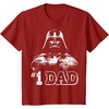 image:imageStar Wars Fathers Day Darth Vader 1 Dad Faded Vintage TShirtCranberry Red