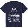 image:imageStar Wars Fathers Day Darth Vader 1 Dad Faded Vintage TShirtNavy Blue