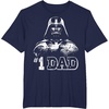 image:imageStar Wars Fathers Day Darth Vader 1 Dad Faded Vintage TShirtNavy Blue