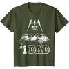 image:imageStar Wars Fathers Day Darth Vader 1 Dad Faded Vintage TShirtOlive Green