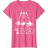 image:imageStar Wars Fathers Day Darth Vader 1 Dad Faded Vintage TShirtPink Heather