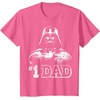 image:imageStar Wars Fathers Day Darth Vader 1 Dad Faded Vintage TShirtPink Heather