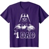 image:imageStar Wars Fathers Day Darth Vader 1 Dad Faded Vintage TShirtPurple