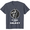 image:imageStar Wars Fathers Day Darth Vader 1 Dad In The Galaxy TShirtHeather Blue