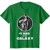 image:imageStar Wars Fathers Day Darth Vader 1 Dad In The Galaxy TShirtKelly Green