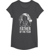 image:imageStar Wars Fathers Day Darth Vader Father Of The Year TShirtDark Heather Grey