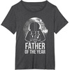 image:imageStar Wars Fathers Day Darth Vader Father Of The Year TShirtDark Heather Grey