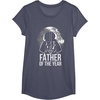 image:imageStar Wars Fathers Day Darth Vader Father Of The Year TShirtHeather Blue