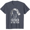 image:imageStar Wars Fathers Day Darth Vader Father Of The Year TShirtHeather Blue