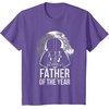 image:imageStar Wars Fathers Day Darth Vader Father Of The Year TShirtPurple Heather