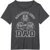 image:imageStar Wars Fathers Day Galaxys Best Dad Darth Vader TShirtDark Heather Grey