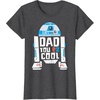 image:imageStar Wars Fathers Day R2D2 Dad You R2 Cool Big Chest Logo TShirtDark Heather Grey