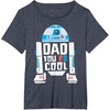 image:imageStar Wars Fathers Day R2D2 Dad You R2 Cool Big Chest Logo TShirtHeather Blue