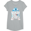 image:imageStar Wars Fathers Day R2D2 Dad You R2 Cool Big Chest Logo TShirtHeather Grey