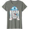image:imageStar Wars Fathers Day R2D2 Dad You R2 Cool Big Chest Logo TShirtOlive Heather