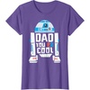 image:imageStar Wars Fathers Day R2D2 Dad You R2 Cool Big Chest Logo TShirtPurple Heather