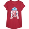 image:imageStar Wars Fathers Day R2D2 Dad You R2 Cool Big Chest Logo TShirtRed Heather