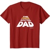 image:imageStar Wars Fathers Day The Force Is Strong With This Dad TShirtCranberry Red