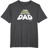 image:imageStar Wars Fathers Day The Force Is Strong With This Dad TShirtDark Heather Grey