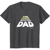 image:imageStar Wars Fathers Day The Force Is Strong With This Dad TShirtDark Heather Grey