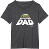 image:imageStar Wars Fathers Day The Force Is Strong With This Dad TShirtDark Heather Grey