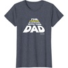 image:imageStar Wars Fathers Day The Force Is Strong With This Dad TShirtHeather Blue