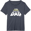 image:imageStar Wars Fathers Day The Force Is Strong With This Dad TShirtHeather Blue
