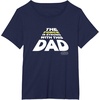image:imageStar Wars Fathers Day The Force Is Strong With This Dad TShirtNavy Blue
