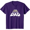 image:imageStar Wars Fathers Day The Force Is Strong With This Dad TShirtPurple