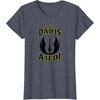 image:imageStar Wars Fathers Day This Dad Is A Jedi Logo TShirtHeather Blue