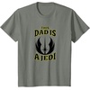 image:imageStar Wars Fathers Day This Dad Is A Jedi Logo TShirtOlive Heather