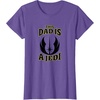 image:imageStar Wars Fathers Day This Dad Is A Jedi Logo TShirtPurple Heather