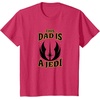 image:imageStar Wars Fathers Day This Dad Is A Jedi Logo TShirtRed Heather