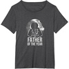 image:imageStar Wars Fathers Day Vader Father Of The Year Dad TShirtDark Heather Grey