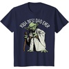 image:imageStar Wars Fathers Day Yoda Best Dad Curved Text TShirtNavy Blue