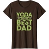 image:imageStar Wars Fathers Day Yoda Best Dad Ever Big Chest Poster TShirtBrown