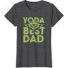 image:imageStar Wars Fathers Day Yoda Best Dad Ever Big Chest Poster TShirtDark Heather Grey