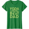 image:imageStar Wars Fathers Day Yoda Best Dad Ever Big Chest Poster TShirtKelly Green