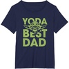 image:imageStar Wars Fathers Day Yoda Best Dad Ever Big Chest Poster TShirtNavy Blue