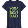 image:imageStar Wars Fathers Day Yoda Best Dad Ever Big Chest Poster TShirtNavy Blue
