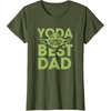 image:imageStar Wars Fathers Day Yoda Best Dad Ever Big Chest Poster TShirtOlive Green