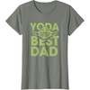 image:imageStar Wars Fathers Day Yoda Best Dad Ever Big Chest Poster TShirtOlive Heather