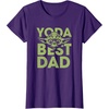image:imageStar Wars Fathers Day Yoda Best Dad Ever Big Chest Poster TShirtPurple