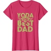 image:imageStar Wars Fathers Day Yoda Best Dad Ever Big Chest Poster TShirtRed Heather